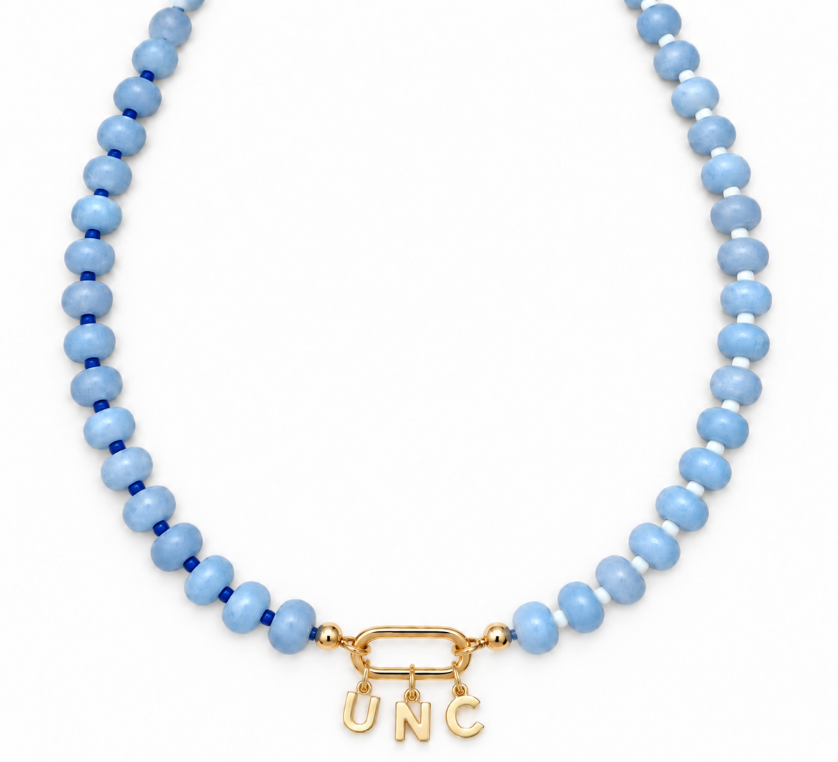 Blue, White & Navy Customizable Necklace