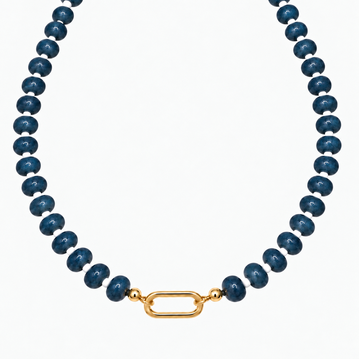 Blue & White Customizable Necklace