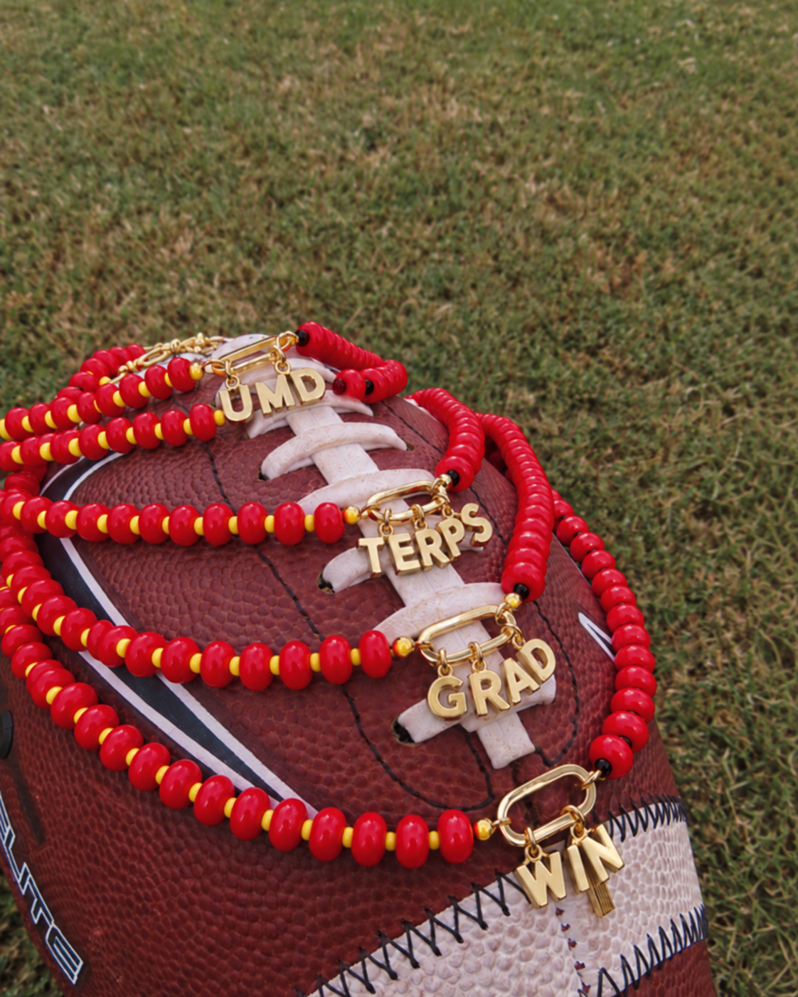 Red, Black & Yellow Customizable Necklace