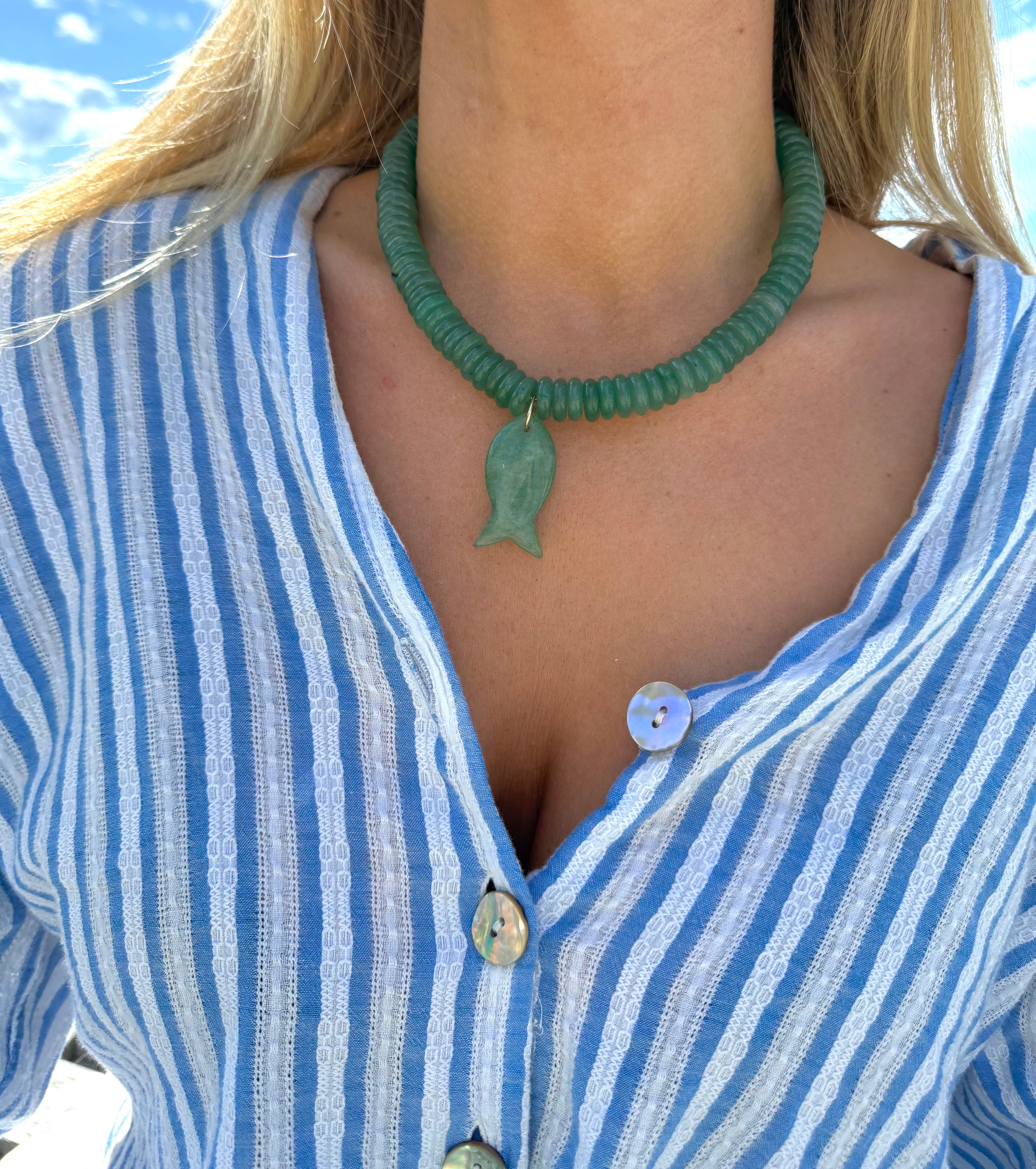 The Verde Fish Necklace